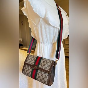 Gucci Ophidia Clutch Bag Crossbody Flap Clutch Bag Vintage- PRICE FIRM